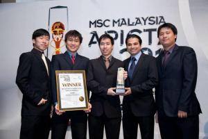 Asia Pacific ICT Award 2012 (APICTA 2012) for the Best of Tertiary Student Winners from APU