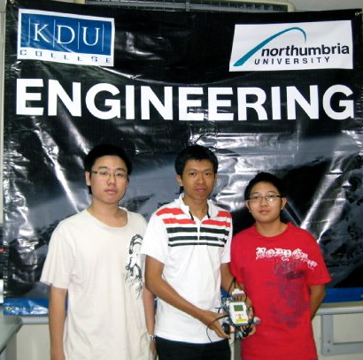 KDU College Penang engineering students will graduate with the degree from the top ranked Northumbria University, UK