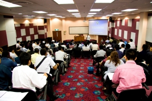 Lecture theatre at Asia Pacific University