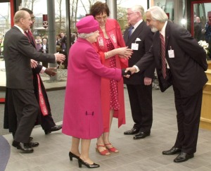 Dr. Parmjit Singh, CEO of APU, as the Pro-Chancellor of Staffordshire University and Executive Director of Asia Pacific University (APU) & APIIT Welcoming Her Majesty The Queen, accompanied by The Duke of Edinburgh to Staffordshire University, UK