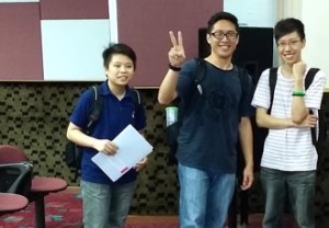 EduSpiral picked us up from KL Sentral &amp; took us to Asia Pacific University for a campus tour as well as arranged the Software Engineering lecturer to explain the courses in detail to us. Chin Mun (Left) with friends from INTI, now studying Business Computing at APU