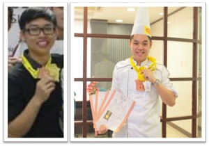 KDU College Penang Best Student Award for Achievement in Competitions 2014 - Culinary Arts students Ang Cheh Hua & Che Hong Ming