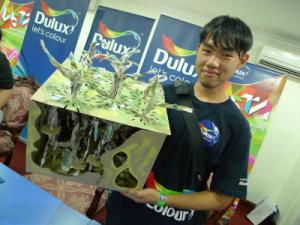 DETA 2012 saw Simon Chong Sin Man of UCSI University emerge as Champion. Simon’s idea of an eco-friendly cafeteria for factory workers integrated with trees where food waste can be recycled into fertiliser.