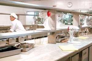 Training kitchen at Taylor's University