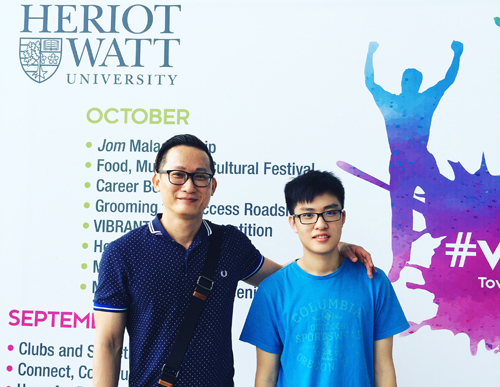 I talked to EduSpiral on WhatsApp and after obtaining all the necessary information. EduSpiral met me and my parents at Heriot-Watt University Malaysia to take us around for a tour. Aun Jie, Chemical Engineering at Heriot-Watt University Malaysia